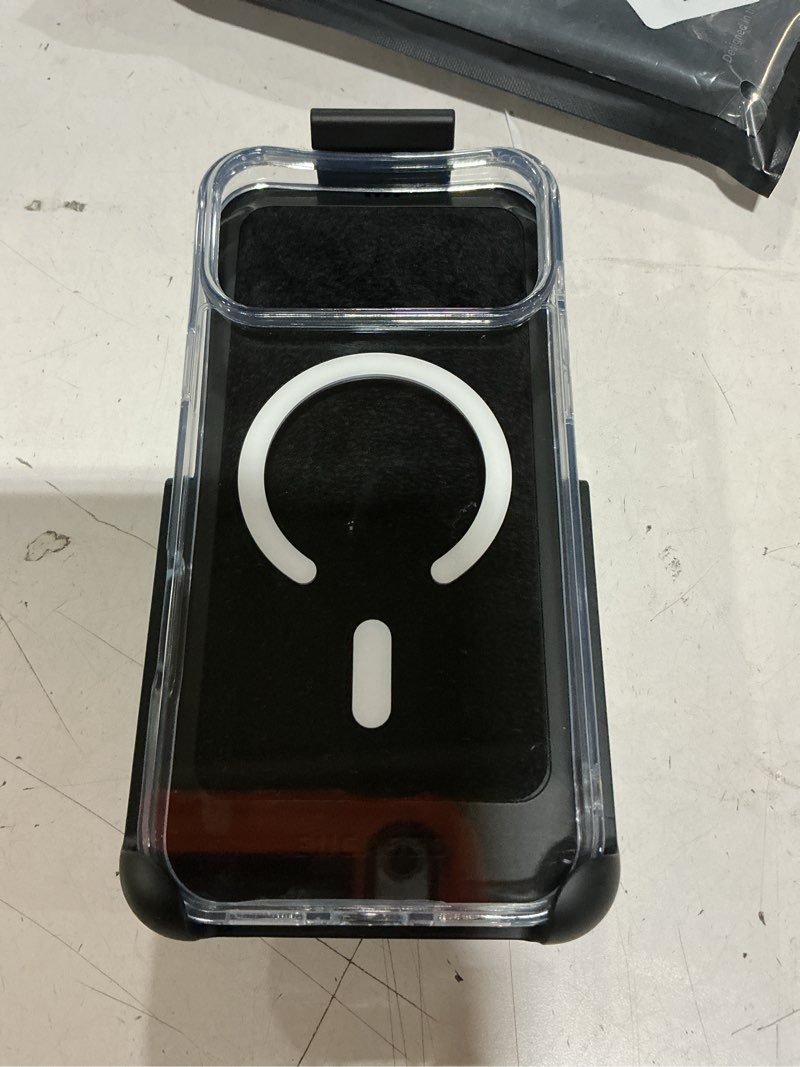 Condition photo showing New/Like New for encased compatible with iphone 17 pro max belt case with phone holster clip, compatible with magsafe (crystal clear)