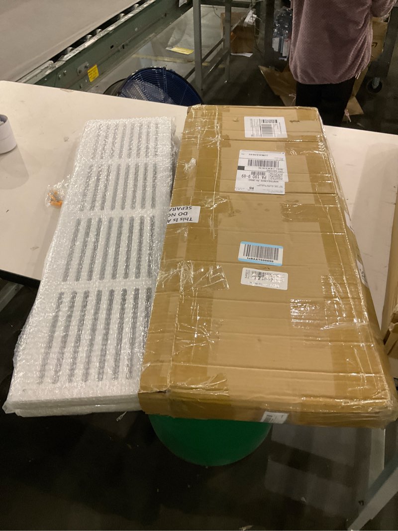 Colingmill 2 Pcs Return Air Grille 32 x 8.5 x 3/4 Inch High Flow Air Vent with Angled Slots Decorati