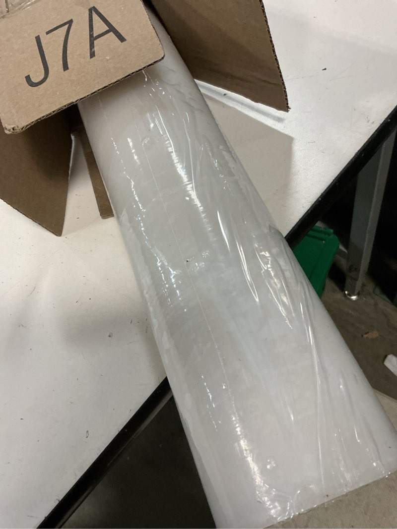 Condition photo showing As Is for crash wrap, 36 inch x 100 feet, clear collision wrap for damaged vehicles & car windows, removes cleanly, made in america