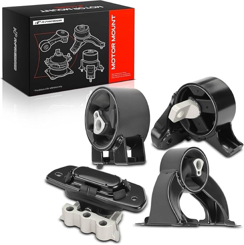 a-premium 4pcs engine motor mount transmission mount set [automatic transmission] compatible with chrysler 200 2011-2014, sebring 2007-2010 & dodge avenger 2008-2012, replace# a5420 a5469 a5443 a5465