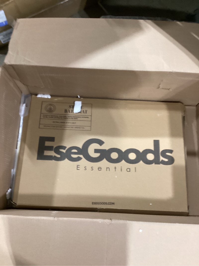 Condition photo showing Good Condition for Quick Drying Stone Bath Mat Large 19.2 x 27.5 Inch | Diatomaceous Earth Shower Mat Non-Slip | Diatomite Bath Mat for Bathroom Floor Shower Spa Kitchen, Absorbent and Quick Drying | Bath rug White