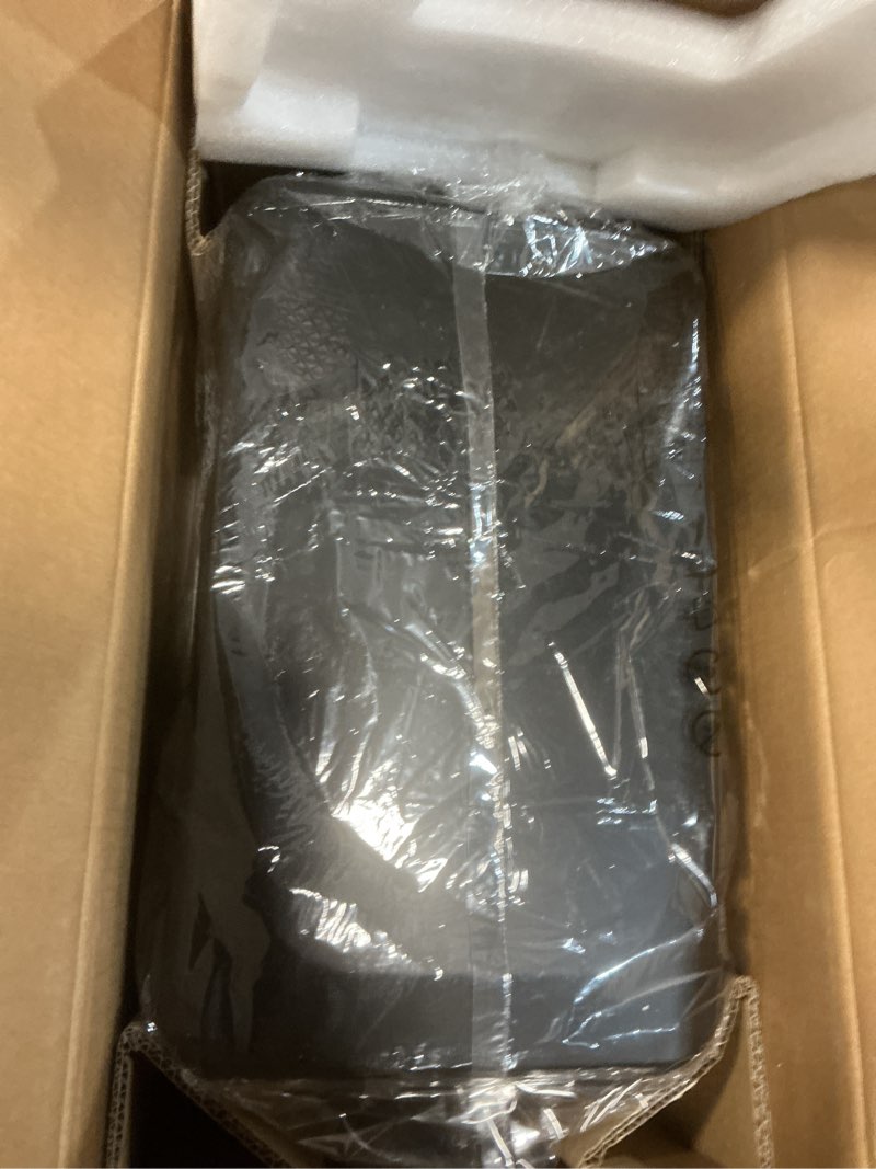 Condition photo showing New/Like New for songmics slim trash can, 13-gallon (50 l) garbage can for narrow spaces with soft-close lid, inner bucket, and step-on pedal, stainless steel, 15 trash bags included, black ultb510b48
