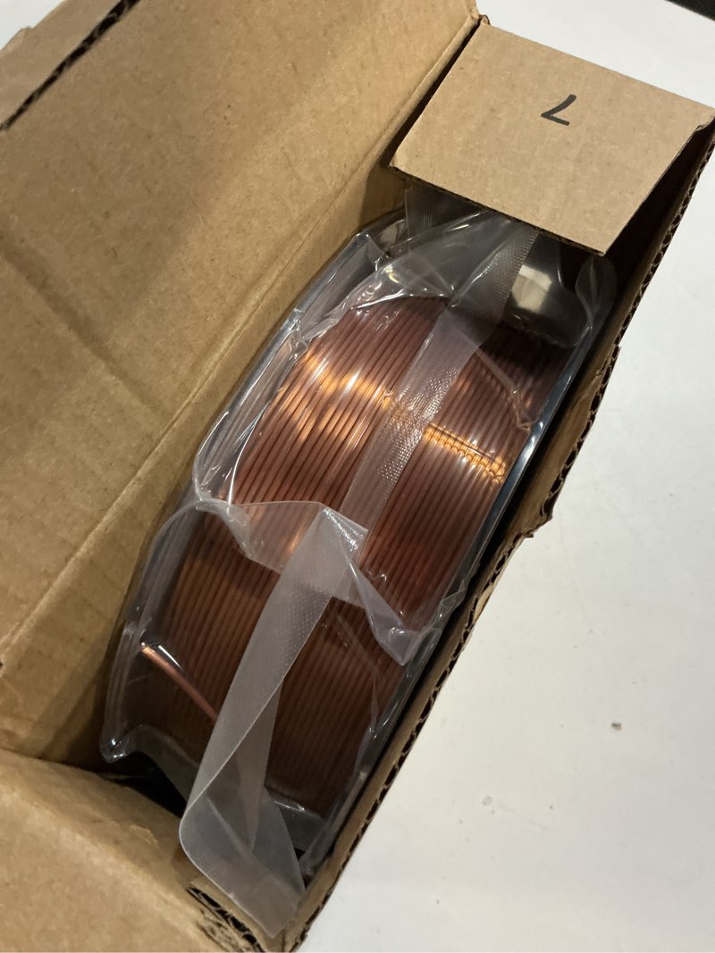 Condition photo showing New/Like New for ELEGOO Silk PLA Filament 1.75mm Copper 1KG, 3D Printer Filament Dimensional Accuracy +/- 0.02mm, 1kg Spool(2.2lbs) Fits for Most FDM 3D Printers Silk Copper