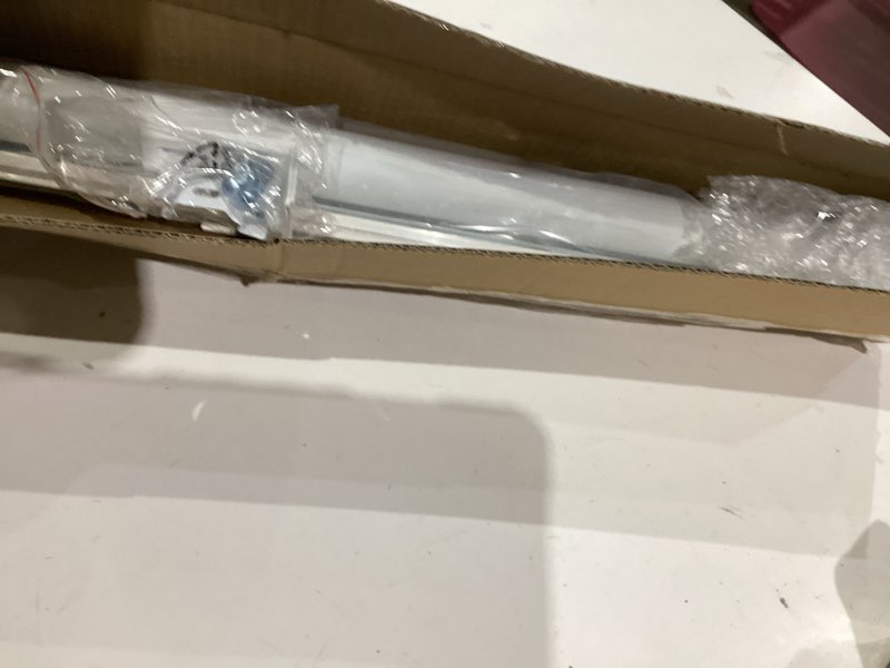 Condition photo showing New/Like New for LazBlinds No Tools No Drill Cordless Roller Shades, 100% Blackout Roller Blinds for Windows, Thermal Insulated UV Protection Waterproof Roll Up Window Blinds and Shades, 24'' W x 72'' H, White White 24'' W x 72'' H