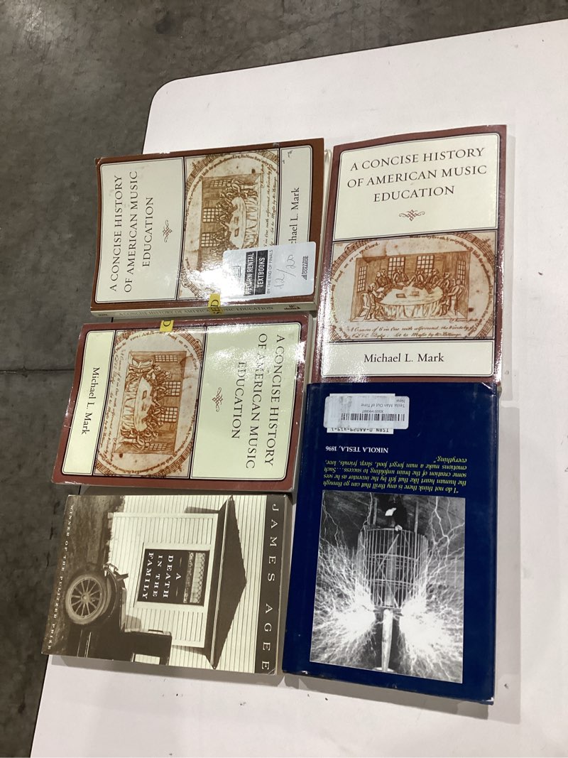 Condition photo showing As Is for assorted lot of books