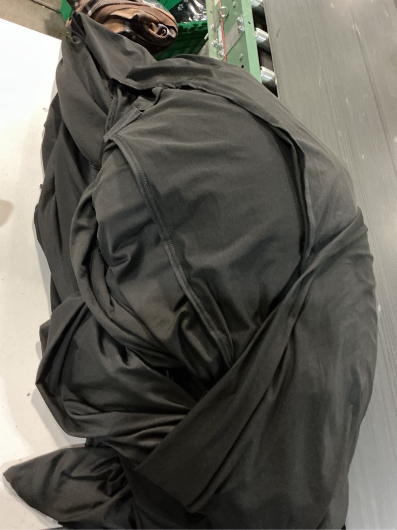 Condition photo showing As Is for (Similar)Fivenl10 Pack Round Tablecloth 90 Inch Round Table Covers Bulk Washable Polyester Fabric Round Table Clothes for Wedding Party Reception Banquet Buffet Restaurant (Black, 90 Inch) 90 Inch Round Black 8