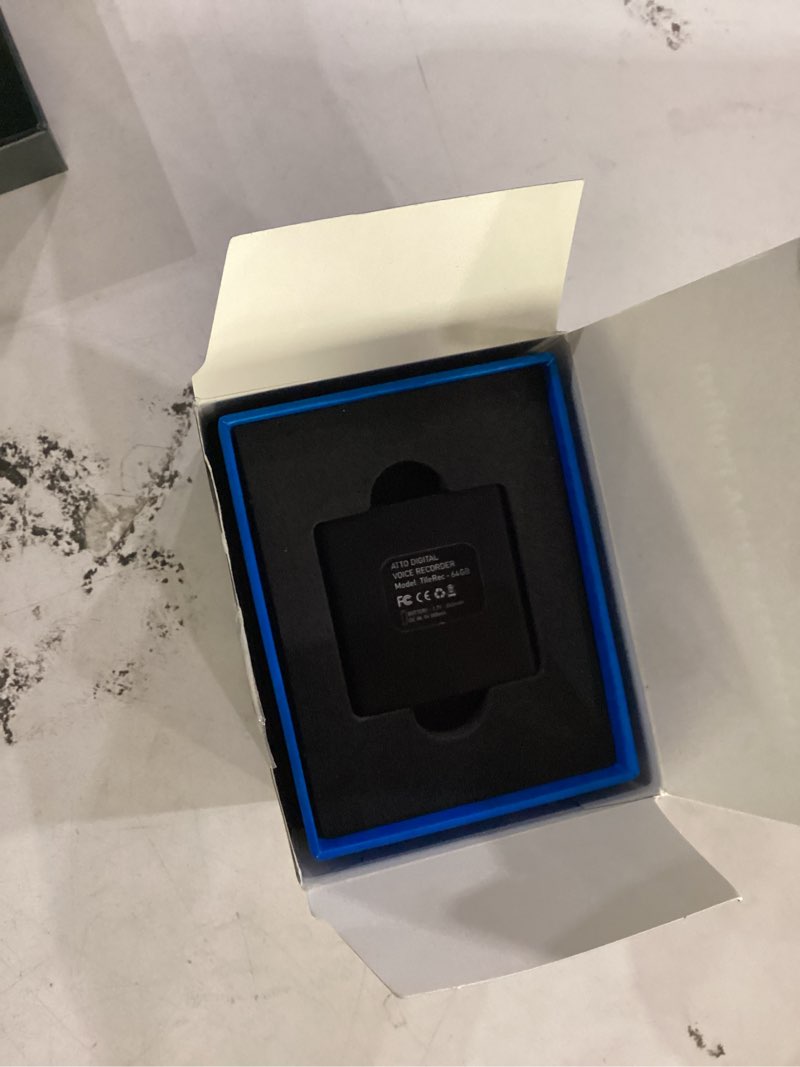 Condition photo showing New/Like New for tilerec voice-activated audio recorder – 64gb digital dictaphone with playback, usb-c, metal case – portable recorder for meetings & lectures
