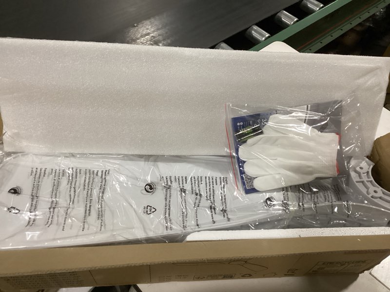 Condition photo showing New/Like New for depuley ceiling fan without light: 52 inch 3 blade outdoor fans for patios - white ceiling fan no light indoor remote control ultra quiet dc motor reversible 6 speed timer 52 inch white 02