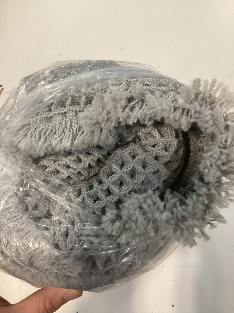 Condition photo showing Good Condition for waffle runner bath mat - long boho bathroom rugs non slip washable, super absorbent & quick dry, soft bath mat farmhouse bathroom decor, 24'' x 72'', light grey light grey 24'' x 72''