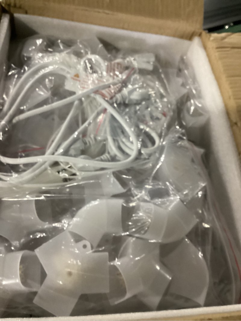Condition photo showing New/Like New for Updated Hexagon Garage Light: 79200LM Super Bright Hexagon Garage LED Light, 5000K Natural White, 72 Packs LED Light Car Detailing Ceiling Lights for Warehouse Basement Gym Barbershop Salon 72 PACKS(18-HEX) 5000K(Natural White)