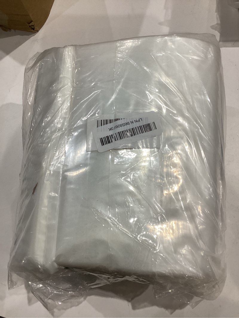Condition photo showing Good Condition for 1000 count 9x12 inch self seal clear poly bags with suffocation warning for packaging clothing, t shirts, decorative wrappers and more with permanent adhesive(1.5mil) 9x12 inch (1000 count)