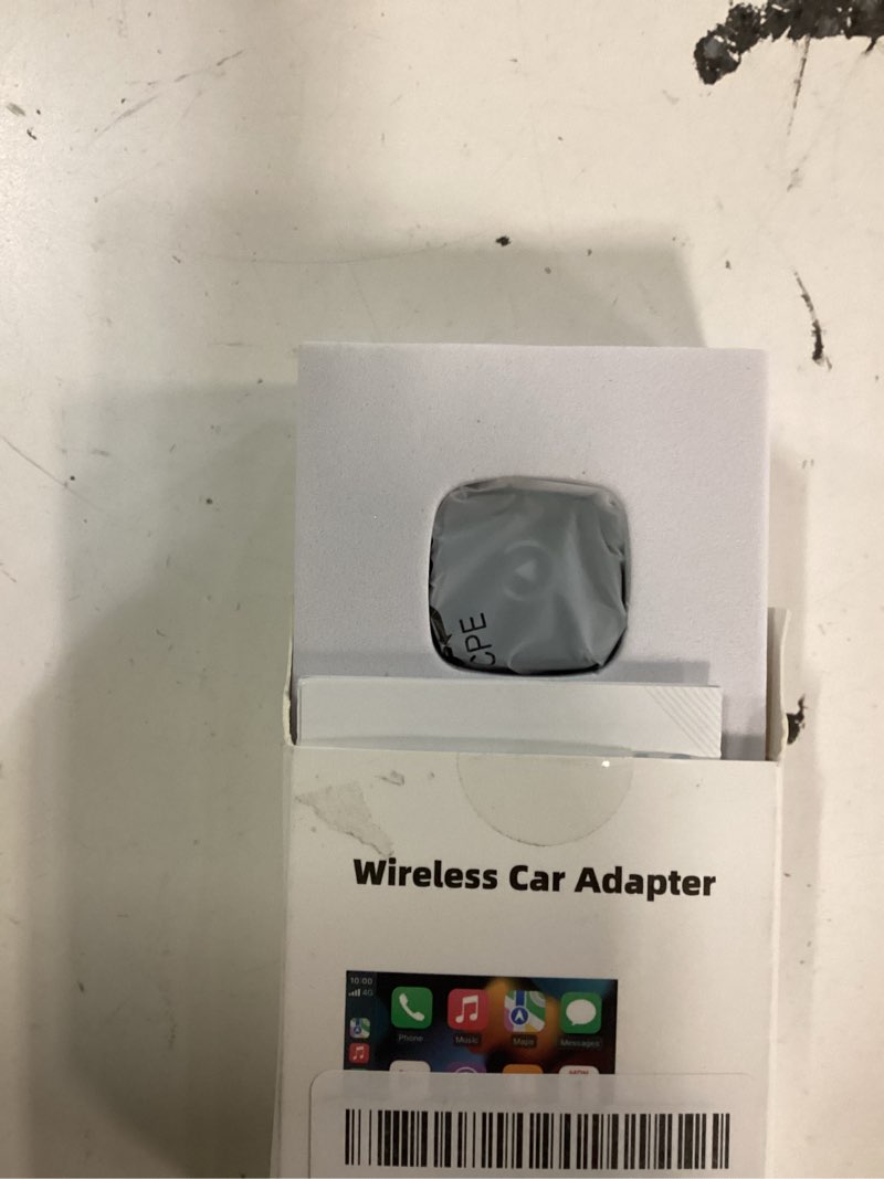Condition photo showing New/Like New for 2-in-1 wireless carplay & android auto adapter 5.8ghz pro – seamless switch for multi-driver families – convert factory wired to wireless – fast auto-connect dongle pitch black