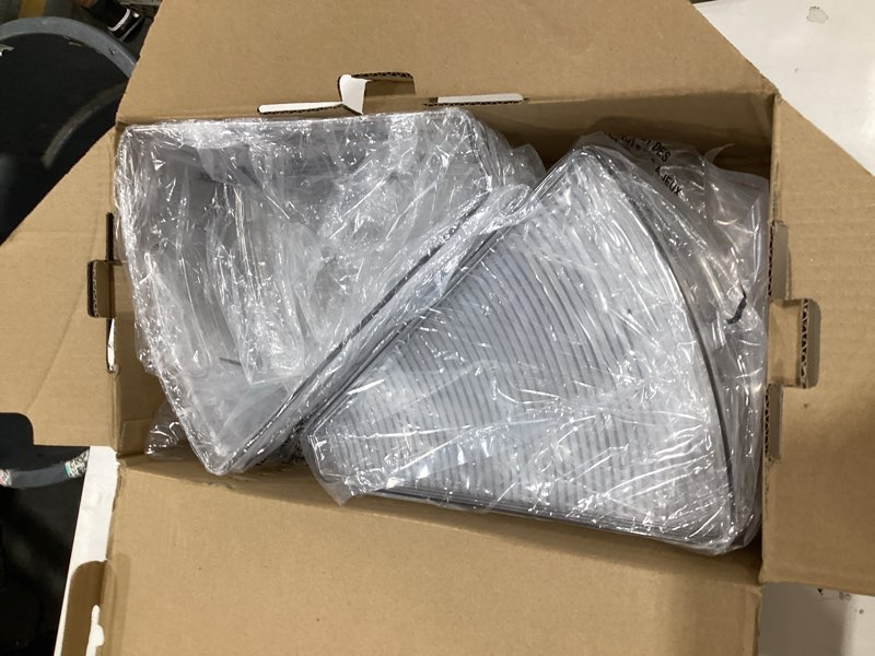 Condition photo showing Good Condition for jeisslia lazy susan cabinet organizer bins for 26"/ 28"/ 32" diameter corner organizer, plastic cabinet storage bin, 1/8 wedge - food safe, bpa free, with non-slip pads (for 26" diameter, 8 pack) for 26" lazy susan- 8 pack