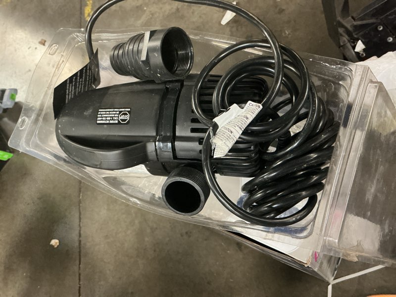 Condition photo showing As Is for smartpond 3600-gph submersible waterfall pump