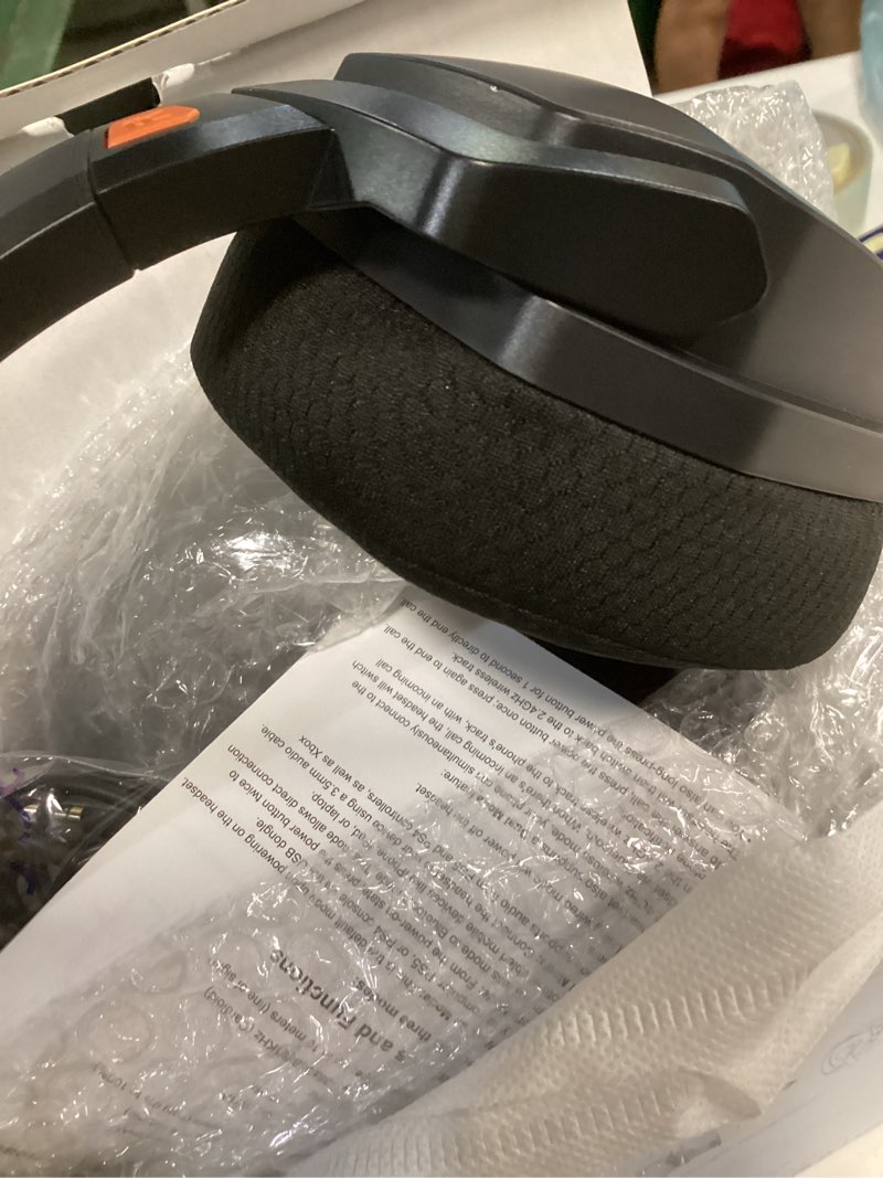 Condition photo showing Good Condition for nubwo wireless gaming headset with mic for ps5 ps4 pc, zero interference, 100-hour battery all-day play, 23ms sync? for fortnite & call of duty/fps gamers, triple mode all devices compatible - orange