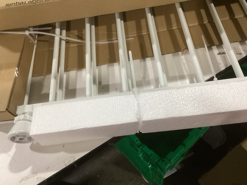 Condition photo showing Good Condition for Regalo Safety top of Stairway & Bottom Extra Wide Baby Gate, Includes Banister & Wall Mounting Kit, Babies, Toddlers & Pets, Ages 6–24 Months, Tested & Trusted, American Designed, Family Owned White 29-43"W x 30.5"H