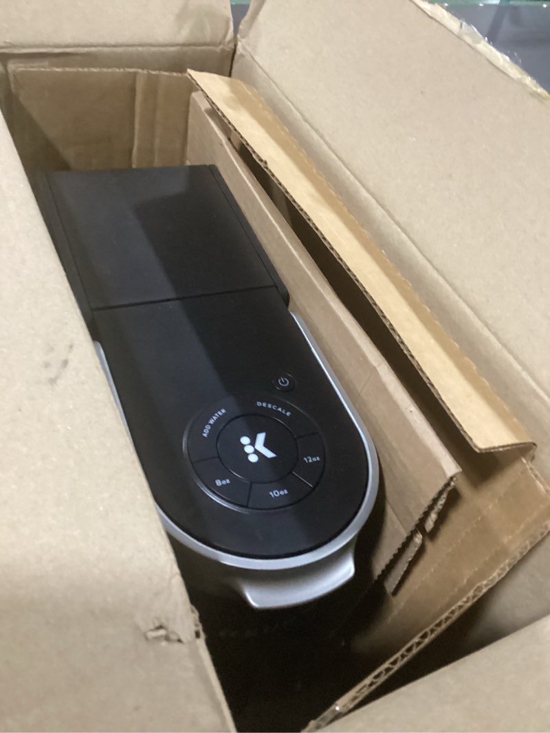 Condition photo showing As Is for Keurig K-Slim Single Serve K-Cup Pod Coffee Maker, Multistream Technology, 3 Brew Sizes, Slim and Sleek Design, 46oz Removable Reservoir, Black