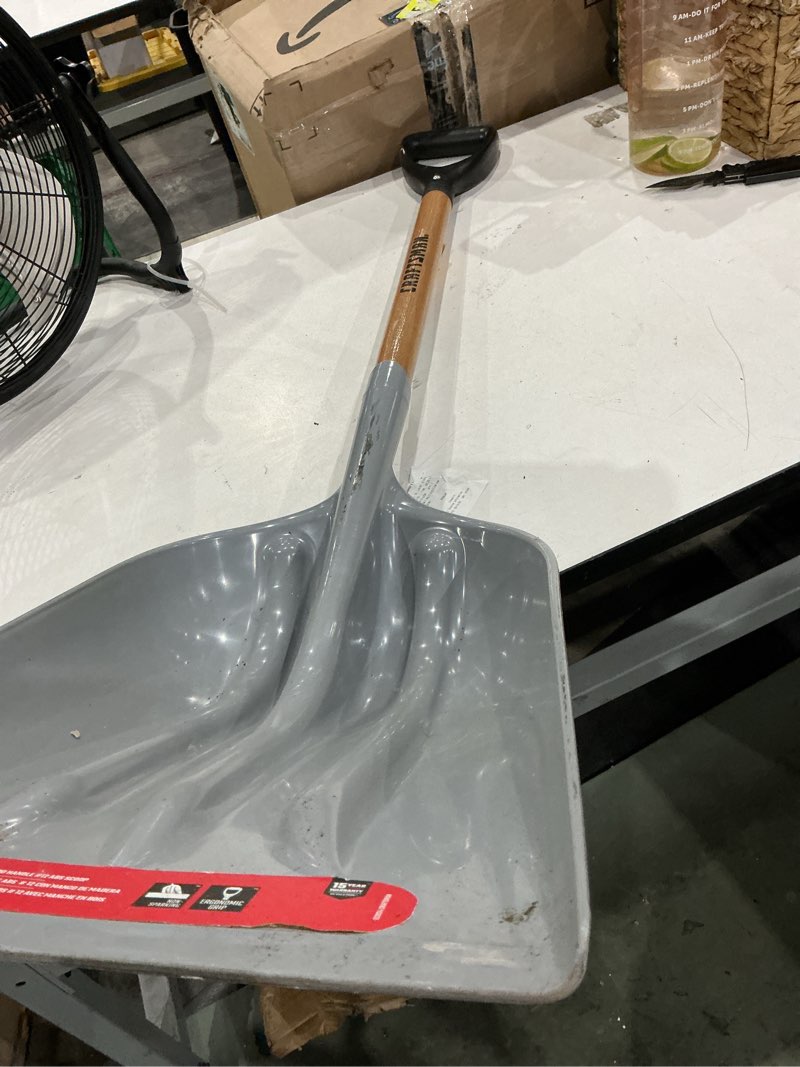 Condition photo showing As Is for craftsman 27-in wood d handle scoop