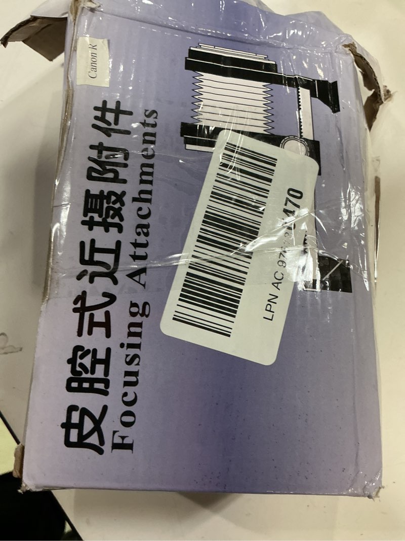 Condition photo showing Good Condition for Fotodiox Macro Bellows Compatible with Canon RF (EOS-R) Mount Mirrorless Camera System for Extreme Close-up Photography, Black (CRF-MCR-BLW)