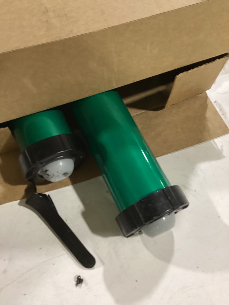 Condition photo showing Good Condition for lasnten 2 pack sausage caulk gun 20 oz aluminum cordless sausage caulking gun with 4 cone nozzles, 18: 1 thrust, aluminum sealant hand caulk kit for contractors (blue)