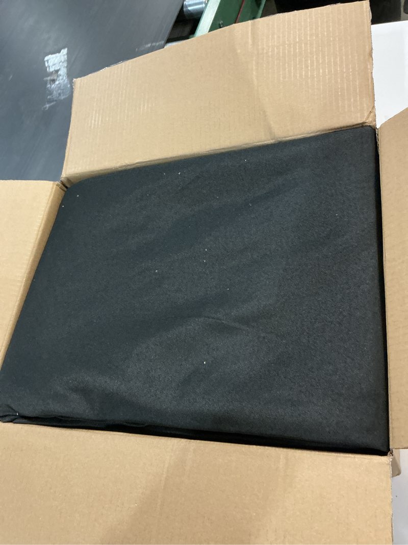 Condition photo showing Good Condition for 6-Pack Black Round Tablecloths, 120 Inches, Stain-Resistant Polyester for 5-6 Ft Round Tables - Washable Table Covers for Weddings, Banquets, Birthday Parties, Events Black 120 In, 6 Pack