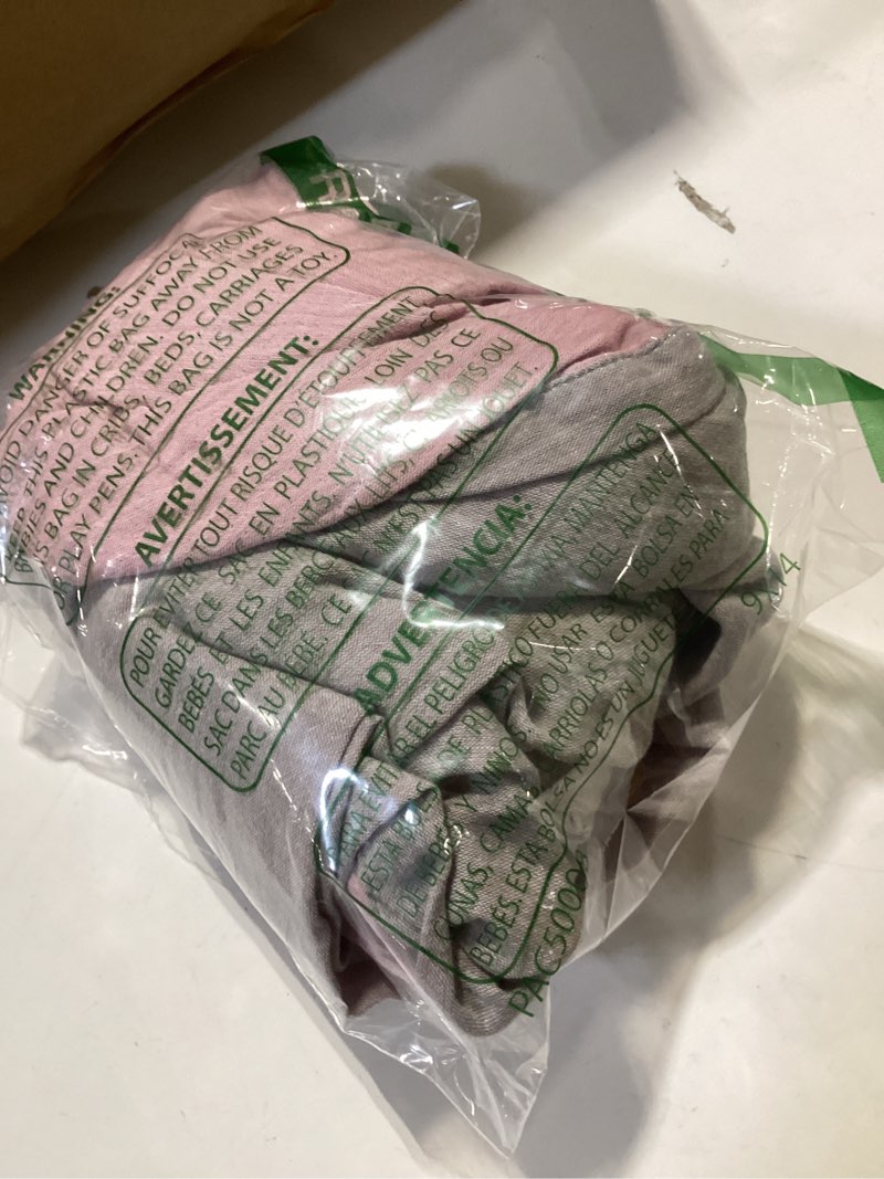 Condition photo showing Good Condition for Ring Sling Baby Carrier - USA Lab Tested, 100% Natural Cotton Muslin, Breathable & Ergonomic Ring Sling Grey Rose