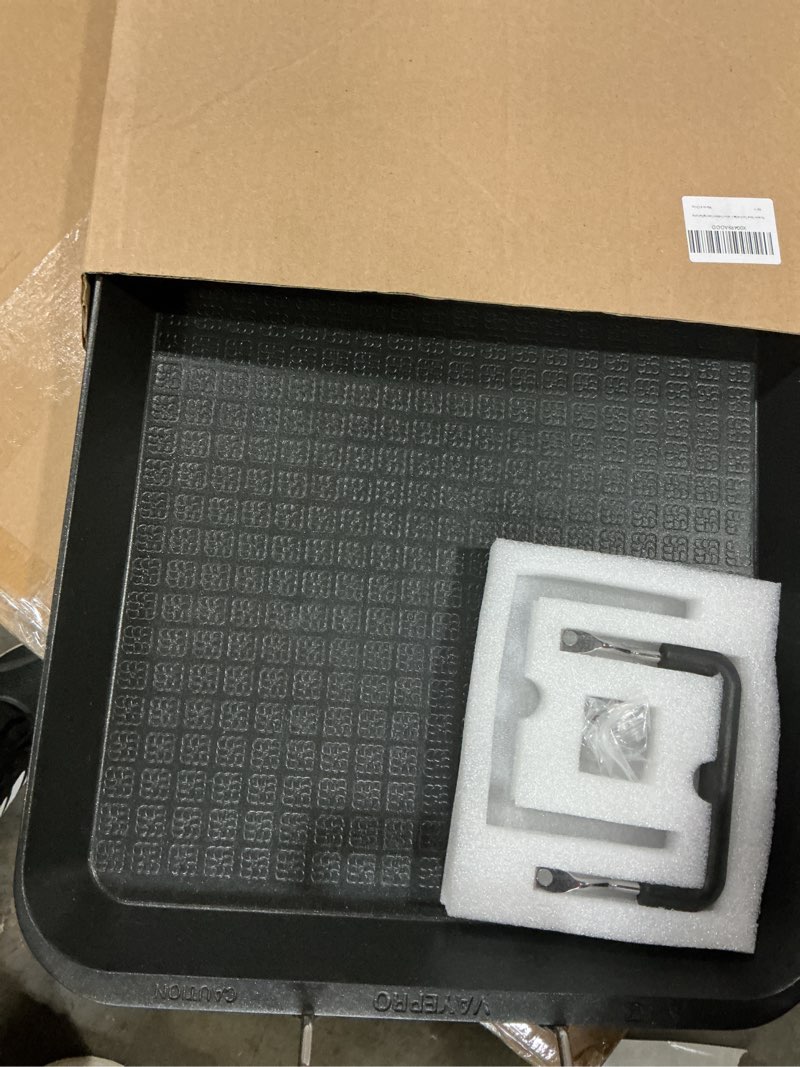Condition photo showing Good Condition for vayepro stove top griddle, 22 inch 2 burner large grill pan for stove top, non-stick aluminum with handles, indoor outdoor cooking/camping 22" x 12" x 1.8"