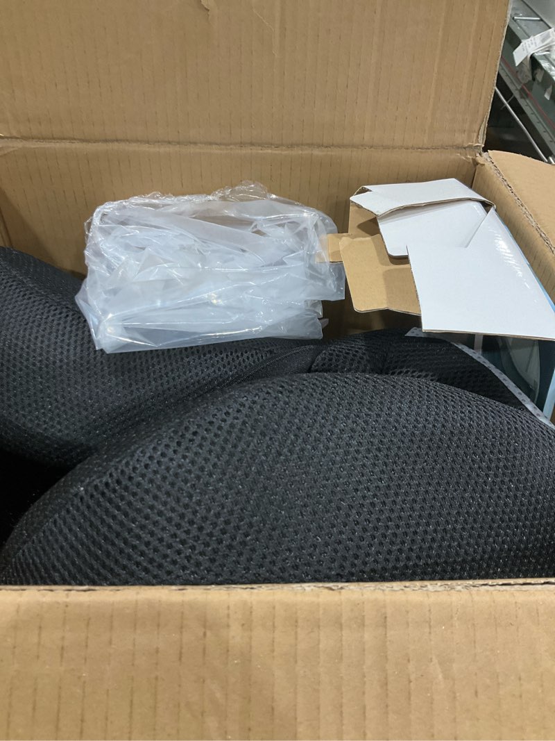 Condition photo showing Good Condition for ergonomic seat cushion,office chair cushion with lumbar support pillow,car orthopedic seat cushions,designed for sciatica,tailbone,back pain relief,for office,car,truck,home,desk chair black+mesh cloth