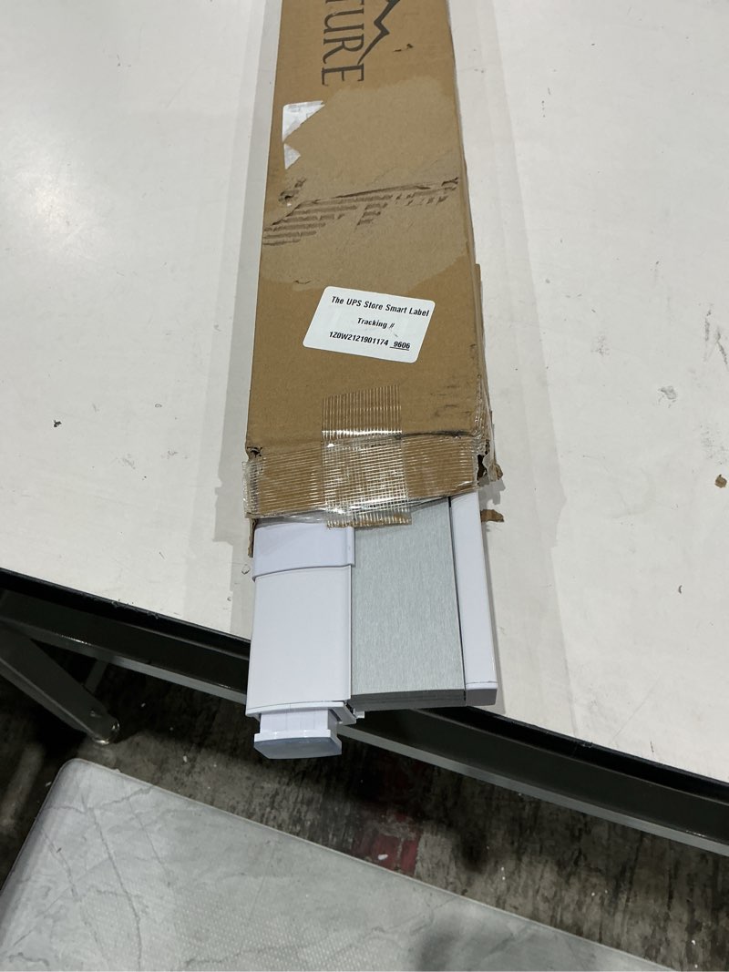 Condition photo showing As Is for no drill cellular shades for indoor windows, thermal insulating & noise reducing honeycomb blinds, free stop cordless blackout shades, white, 29 1/2" w x 64" h 29 1/2"w x 64"h white(blackout)