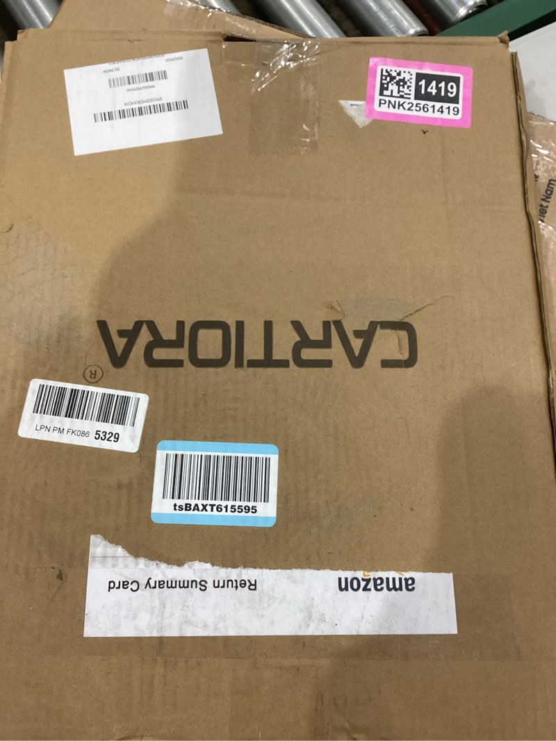 Condition photo showing Good Condition for Essential Steering Wheel Tray - Car Table for Meal, Multipurpose Steering Wheel Table for Travelers, Table and Laptop Holder, Laptop Tray for Work Large (18”x14”) Matte Black