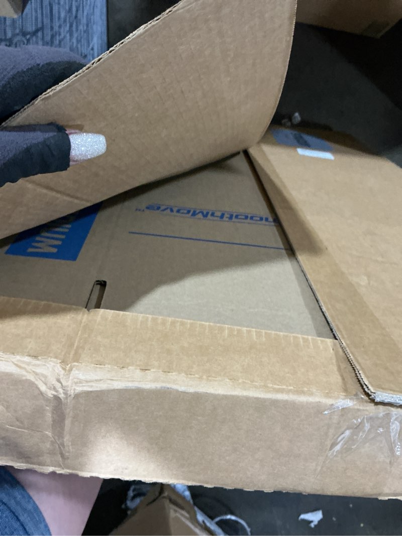 Condition photo showing New/Like New for bankers box medium - up to 40" tv/picture/mirror - moving box 4 pack, 37 x 4 x 27 in (7711201)