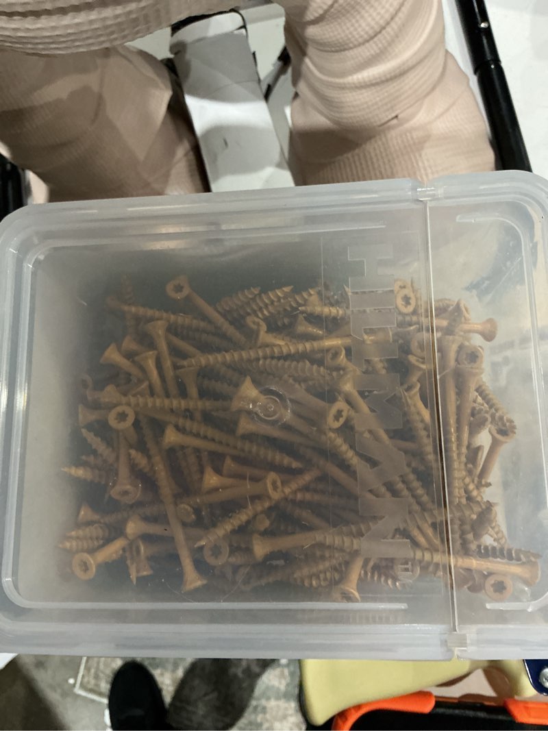 Condition photo showing Good Condition for hillman deck plus no. 10 ga. x 3 in. l tan star flat head exterior deck screws 5 lb 310 pk