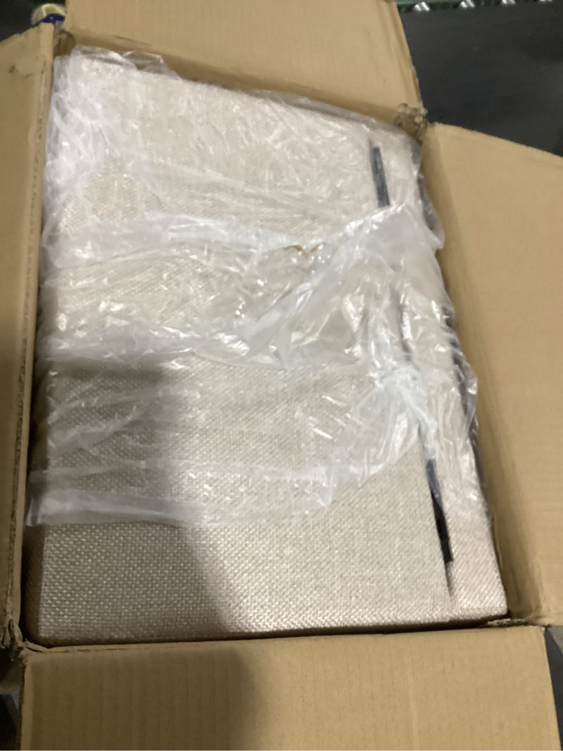 Condition photo showing New/Like New for 2-in-1 dog stairs for bed and couch, 21.6 inch high,foldable ottoman with 6 steps, joint relief for small and large dogs (beige h 21.6")