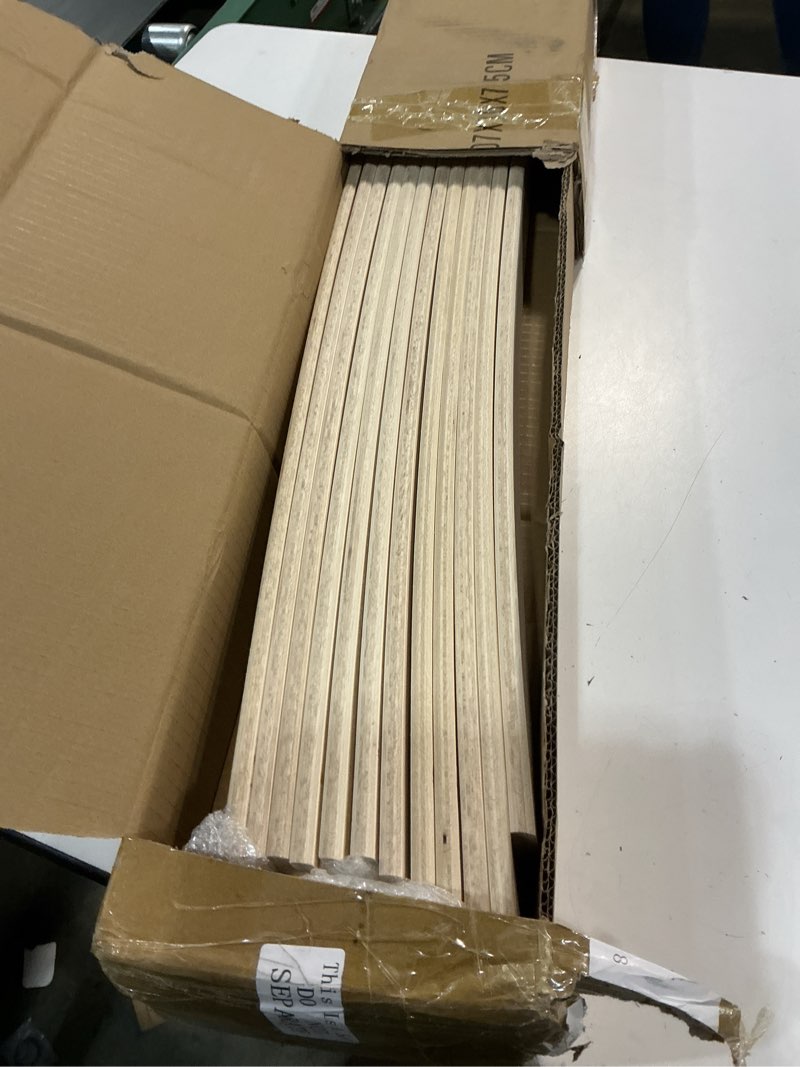 Condition photo showing Good Condition for 12 Pack Wooden Bed Slats Replacement 39.3 L x 2.08 W x 0.33 H Arc Solid Wood Mattress Support for Bed Frame Sofa Foundation Platform Repair Parts, Easy Assembly No Tools Required