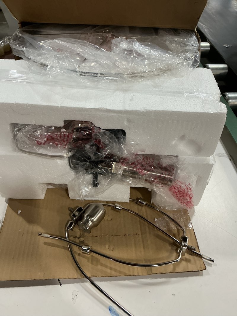 Condition photo showing As Is for PoKat 27.5'' Tall Table Lamps for Living Room Set of 2, Ceramic Bedroom Lamps for Night Stands, Modern Bedside Lamps for Bedroom Living Room, Nightstand Lamps for Side End Table Hallway, Blue Dark Blue - 27.5'' Ceramic Lamps