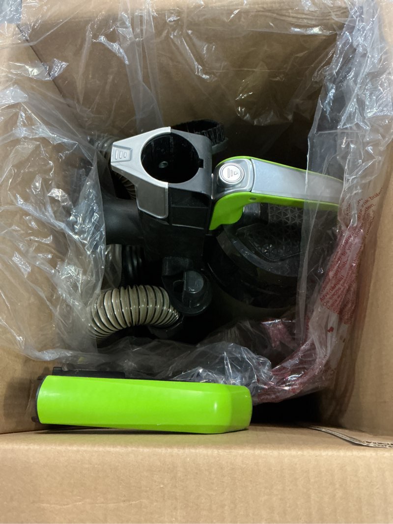 Condition photo showing As Is for Eureka Airspeed Ultra-Lightweight Compact Bagless Upright Vacuum Cleaner, NEU10AE4, Green Green Compact