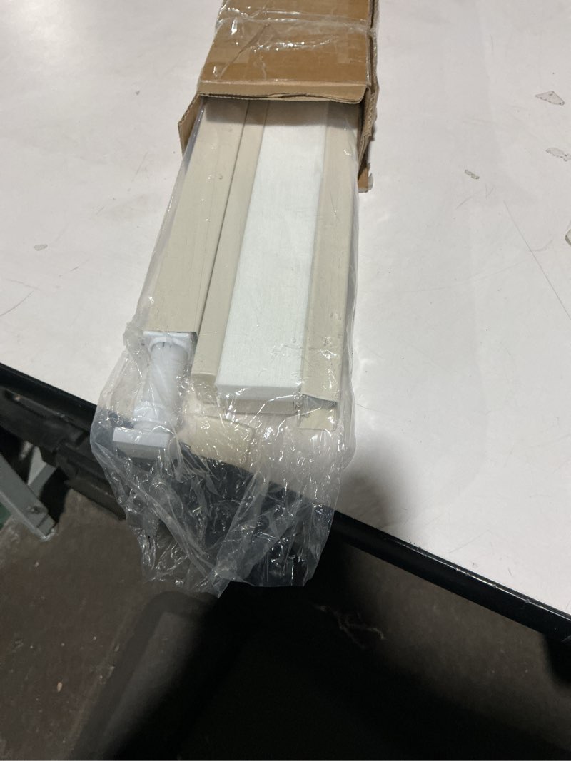 Condition photo showing As Is for Lazblinds Upgraded Top Down Bottom Up (TDBU) Honeycomb Blinds, No Drill No Tools Easy Install Cordless Cellular Shades for Windows 25.5" W x 64" H, White - Light Filtering Light Filtering - White 25.5"W x 64"H