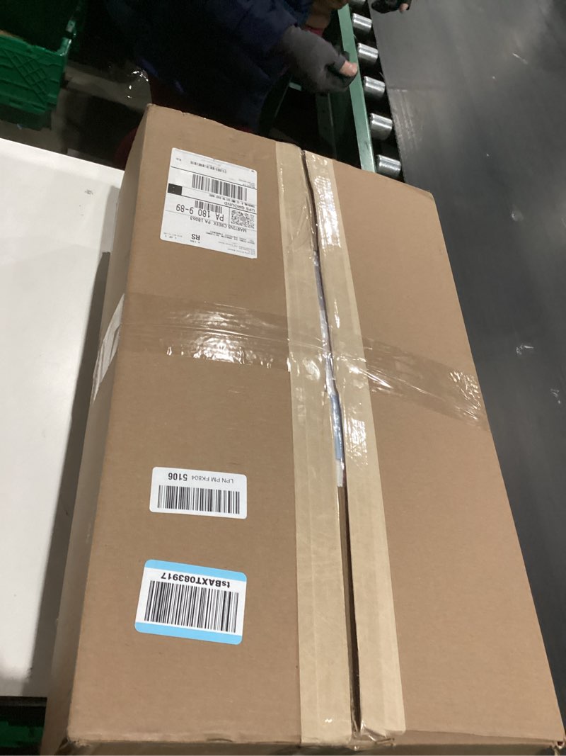 Condition photo showing As Is for White Goose Feather and Down Body Pillow – Pillows Size 20 Inches x 60 Inches 20" x 60"