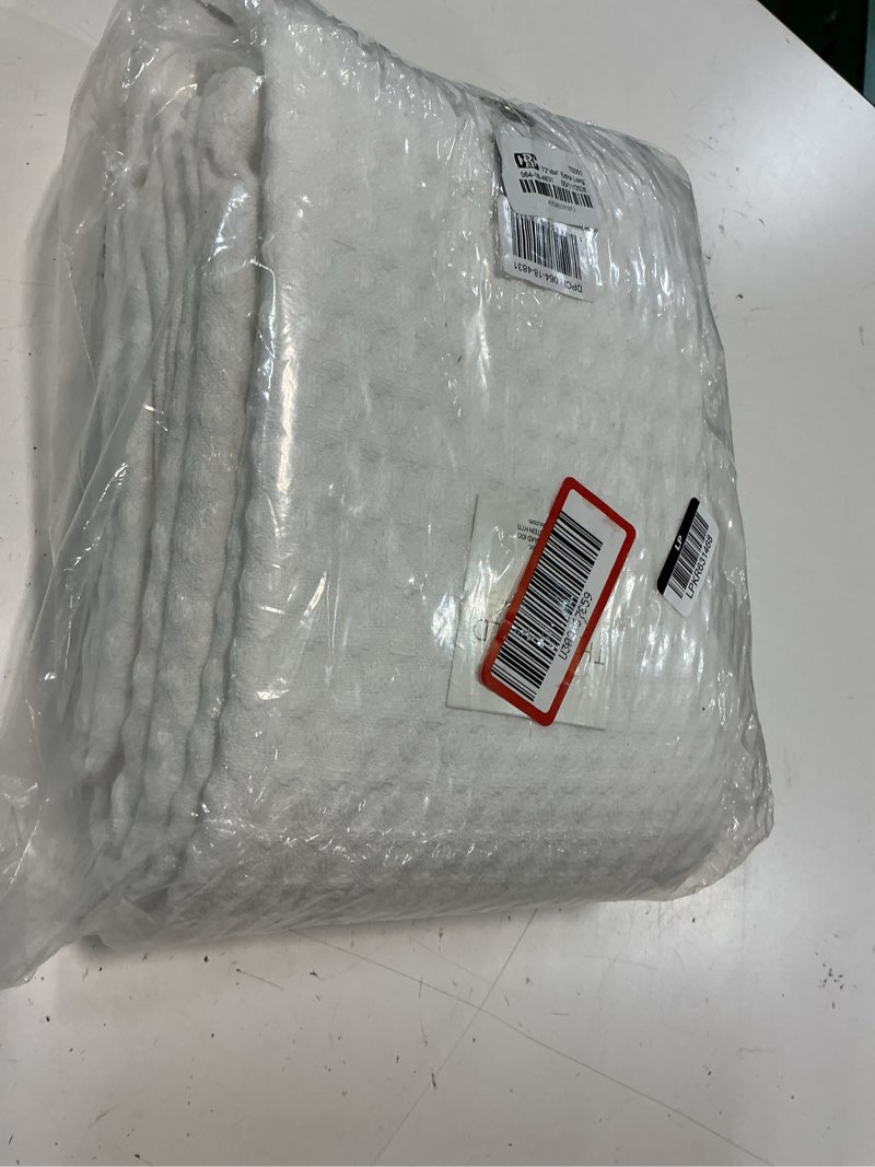 Condition photo showing Good Condition for 72"x84" extra long waffle weave shower curtain white - threshold™