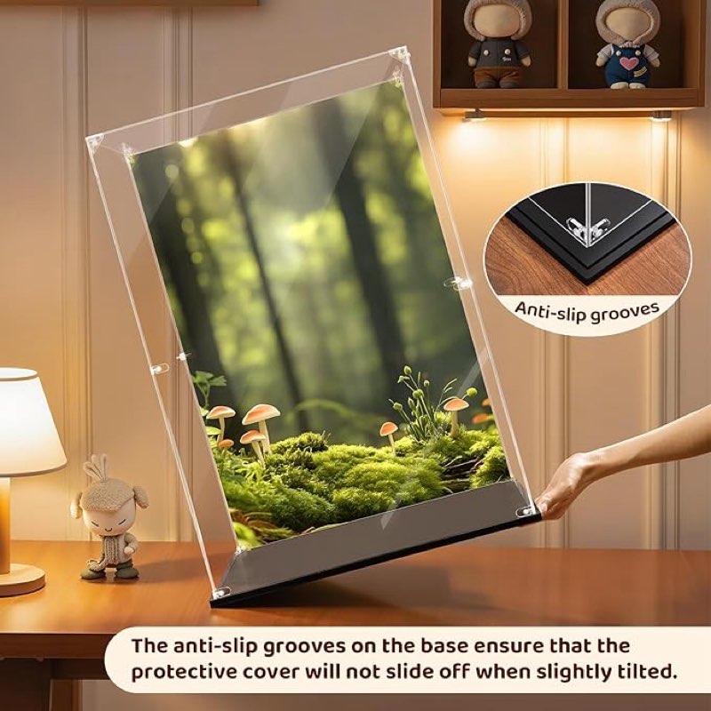 transparent dust-proof protective cover for zimomo dolls & various medium to large-sized figurines - display case & showcase shield