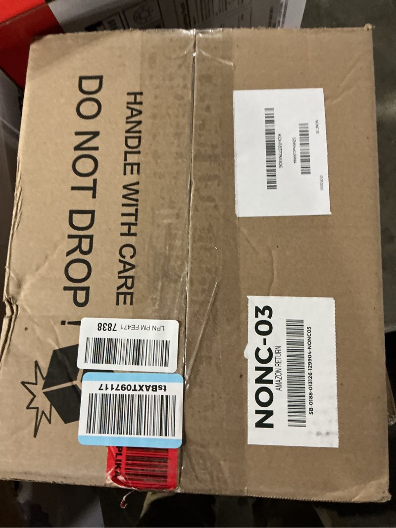 Condition photo showing Good Condition for IRIS USA 6 Qt. Storage Bins with Lids, 4-Pack, |Made in USA|, Small Plastic Craft Container Sensory Totes for Art Supplies, Paper, and Office, Stackable - Clear 6 Qt. - 4 Pack