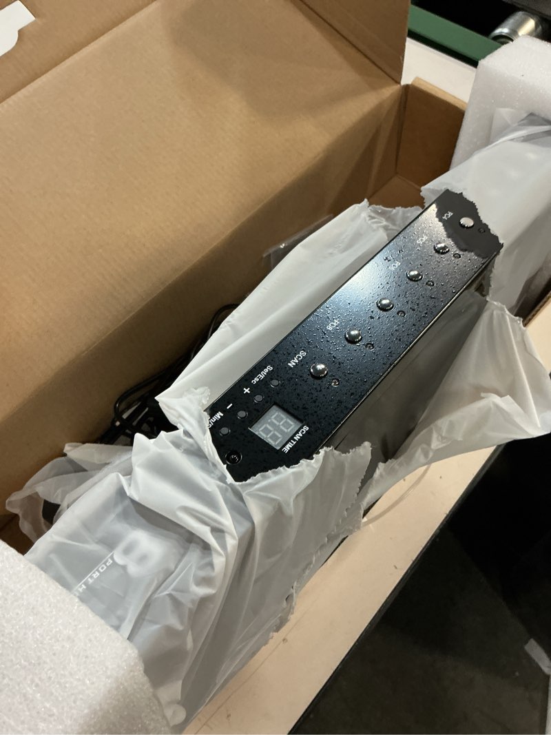 Condition photo showing Good Condition for MT-VIKI Rack Mount HDMI Switch, 8 Ports HDMI Switch 8 in 1 Out 4K@60Hz (4:4:4) HDCP2.2 + Rackmount-Ears+RS232 +Auto Swtich, Auto Scan (8x1)