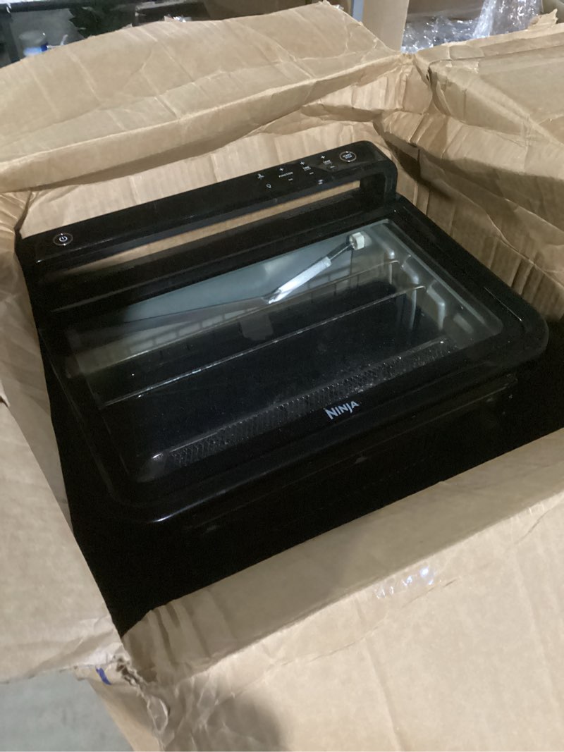 Condition photo showing Good Condition for ninja dt202bk foodi 8-in-1 xl pro air fry oven, large countertop convection and digital toaster oven, 1800 watts, black, 12 in.