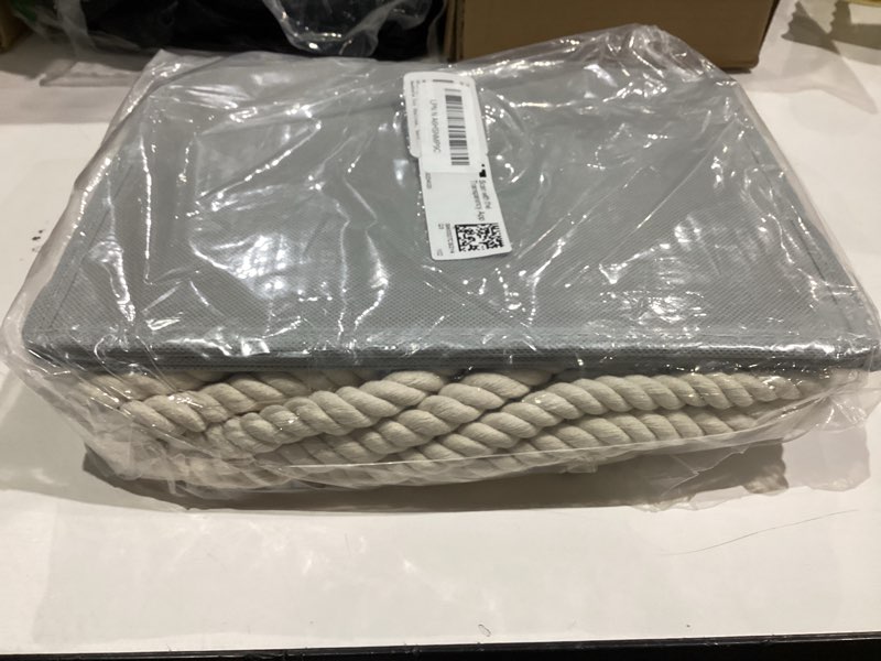 Condition photo showing Good Condition for StorageWorks Foldable Storage Bins, Closet Organizer Bins, Shelf Baskets for Organization, Clothes Storage Bins, Toy Organizers and Storage Basket, Gray, 3-Pack, Small Gray Small