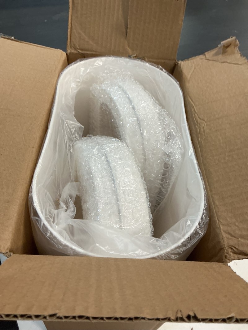 Condition photo showing Good Condition for tinana automatic sensor trash can with lid 2 pack: 3.3 gallon plastic garbage bins, waterproof touchless slimline wastebasket for bathroom, bedroom, kitchen, office, white