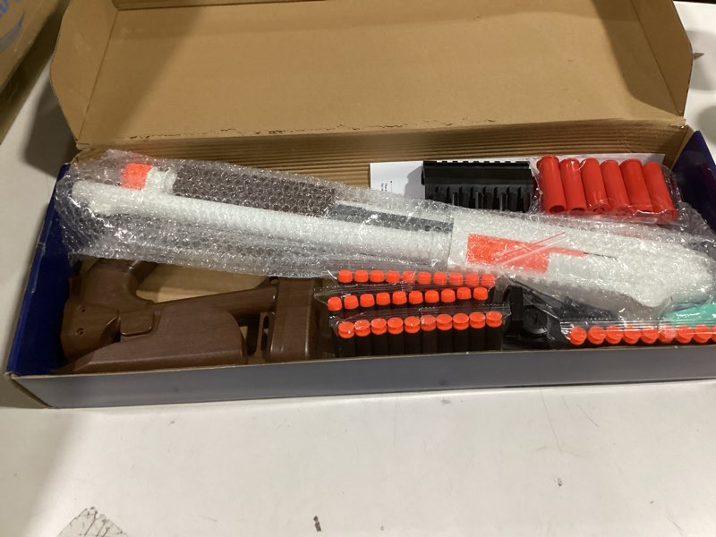 Condition photo showing Good Condition for Soft Bullet Toy Gun, Shotgun with Shell Ejecting [with 50 Soft Darts 14 Shells], Toy Foam Blaster Guns for Boys Adults, Shooting Play Model, Gifts for Christmas Birthday Halloween Toy Shotgun