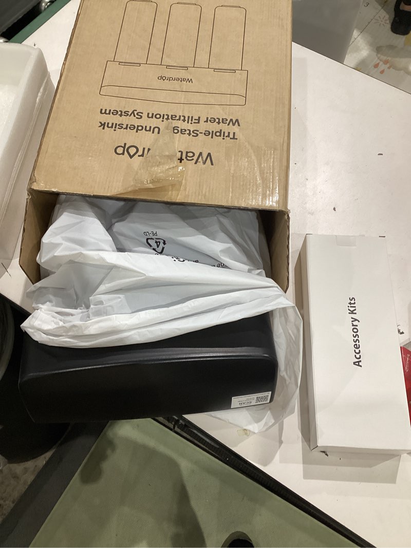 Condition photo showing Good Condition for waterdrop tsa 8 layer under sink water filter system, under sink water filtration system, reduces pfas, pfoa/pfos, fluoride, chlorine, bad taste & odor, nsf/ansi 42 certified, direct connect to faucet direct connect to faucet-chlorine reduction