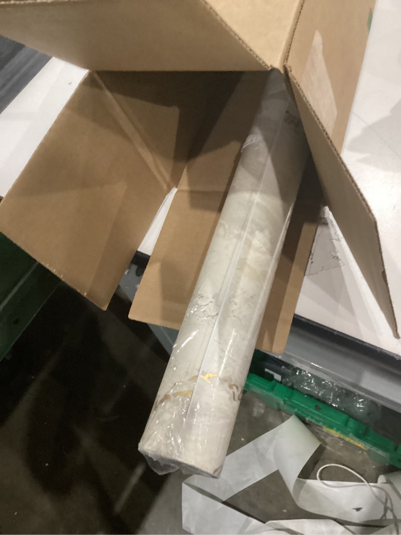 Condition photo showing New/Like New for veelike 118''x32'' wide matte gold beige marble contact paper for countertops waterproof marble wallpaper peel and stick countertops for kitchen bathroom removable self adhesive countertop covering 32" x 118"