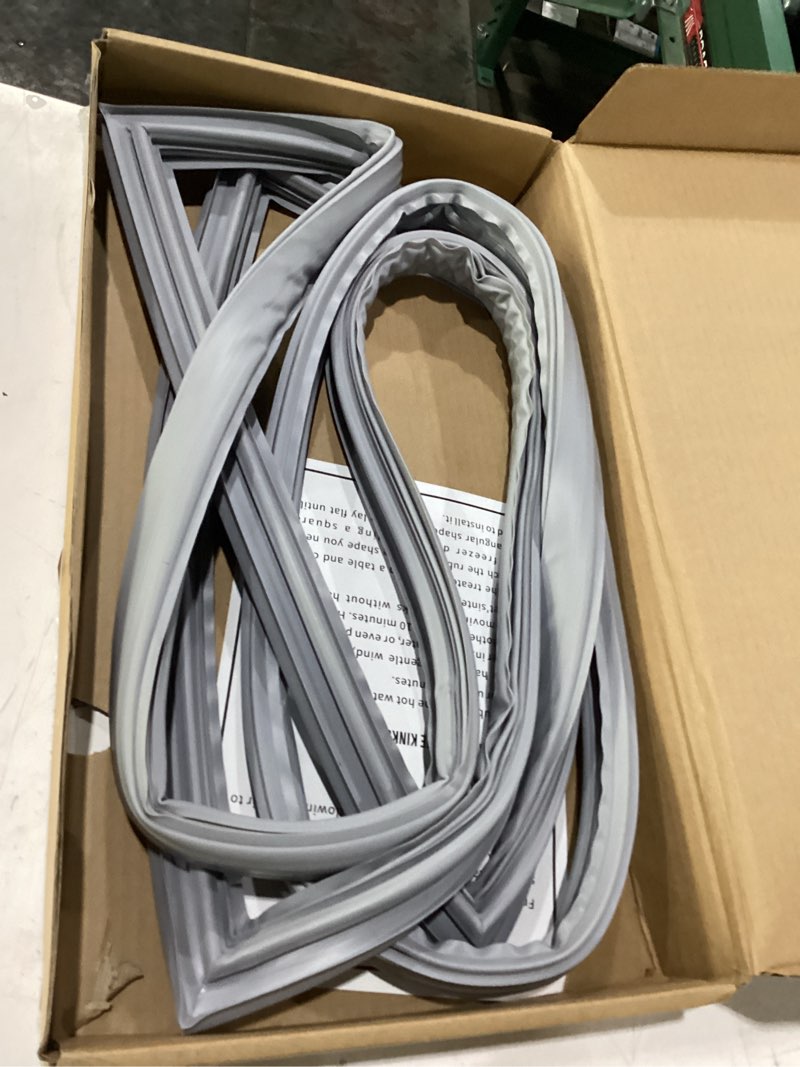 Condition photo showing New/Like New for lxun upgraded 241510205 refrigerator door gasket compatible with electrolux kenmore white westinghouse frigidaire refrigerator freezer door seal part replaces part 241510207 241510203 7241510203-gray