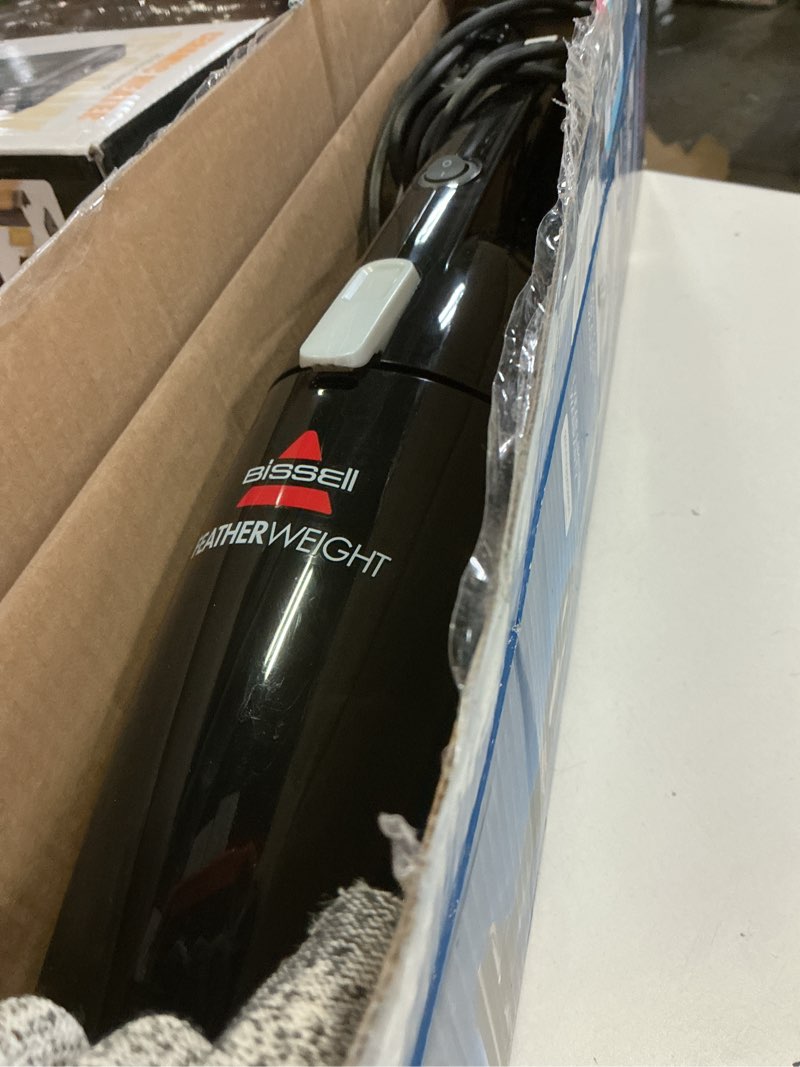 Condition photo showing As Is for Bissell Featherweight Stick Lightweight Bagless Vacuum with Crevice Tool, 2033M, Black Featherweight (Black)